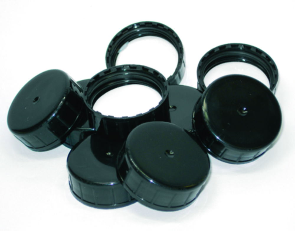Screw caps, PP, for wide mouth containers, series 310 and storage jars, series 376 Screw caps, PP, for wide mouth containers, series 310 and storage jars, series 376