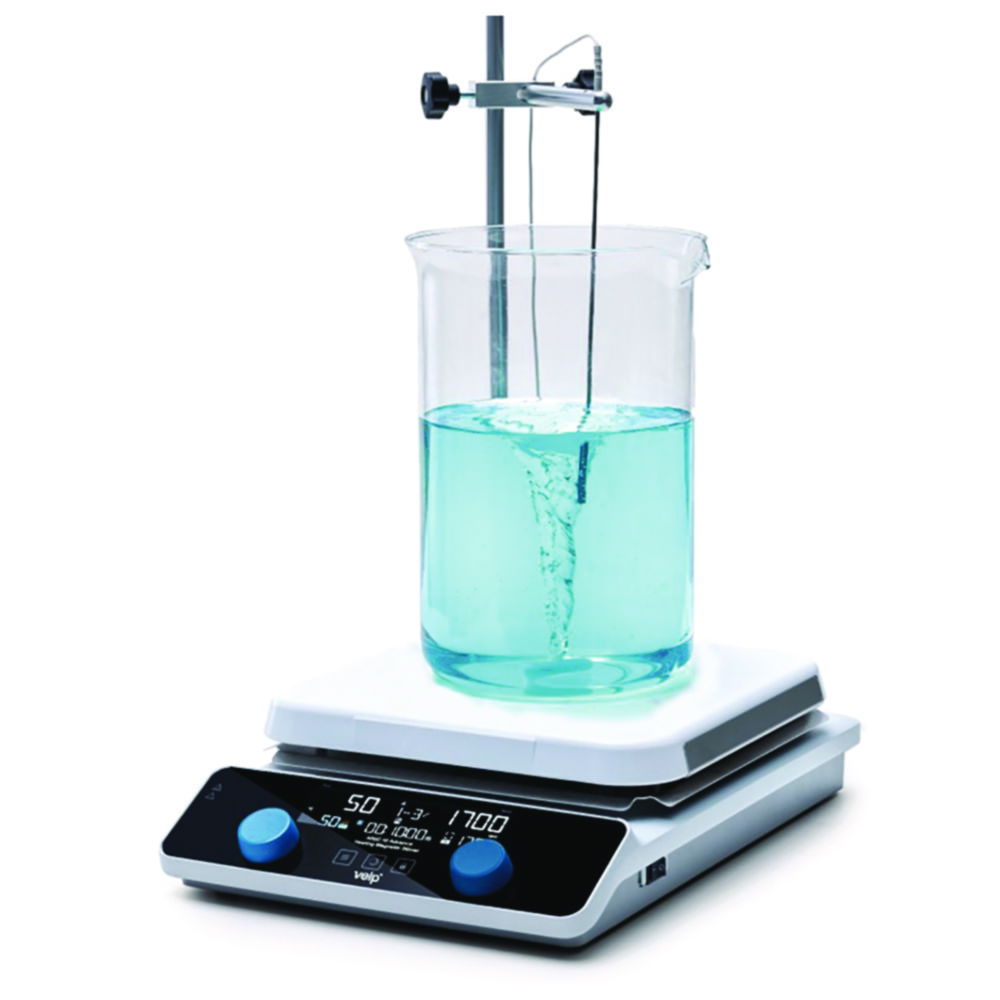 Magnetic stirrer with heating AREC 10 Advance System, with temperature probe, rod and clamp Magnetic stirrer with heating AREC 10 Advance System, with temperature probe, rod and clamp