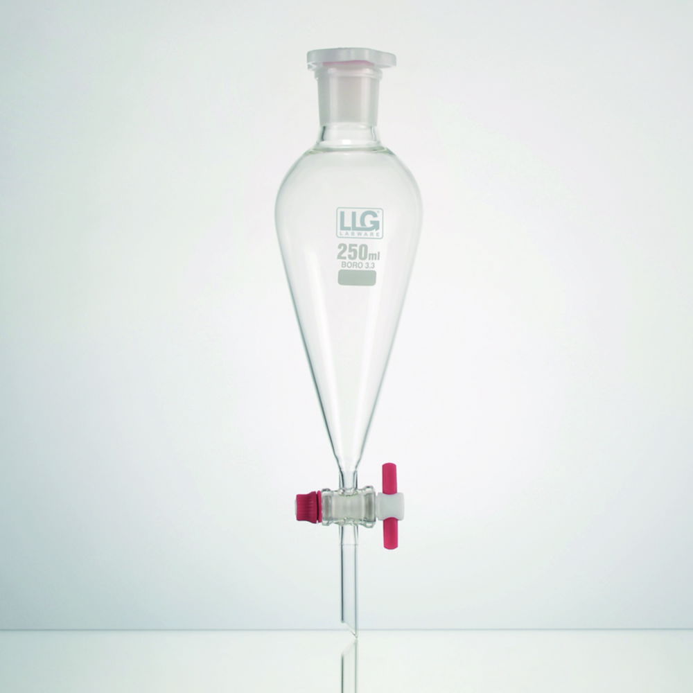 LLG-Separating funnel, conical, borosilicate glass 3.3 LLG-Separating funnel, conical, borosilicate glass 3.3