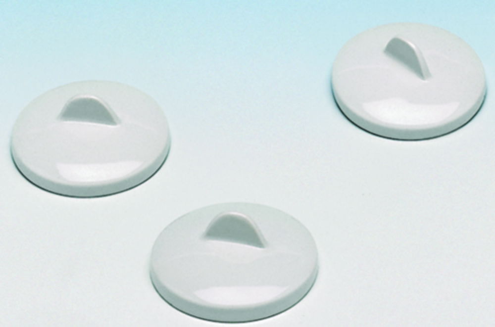 Lids for porcelain crucibles, DIN 12904