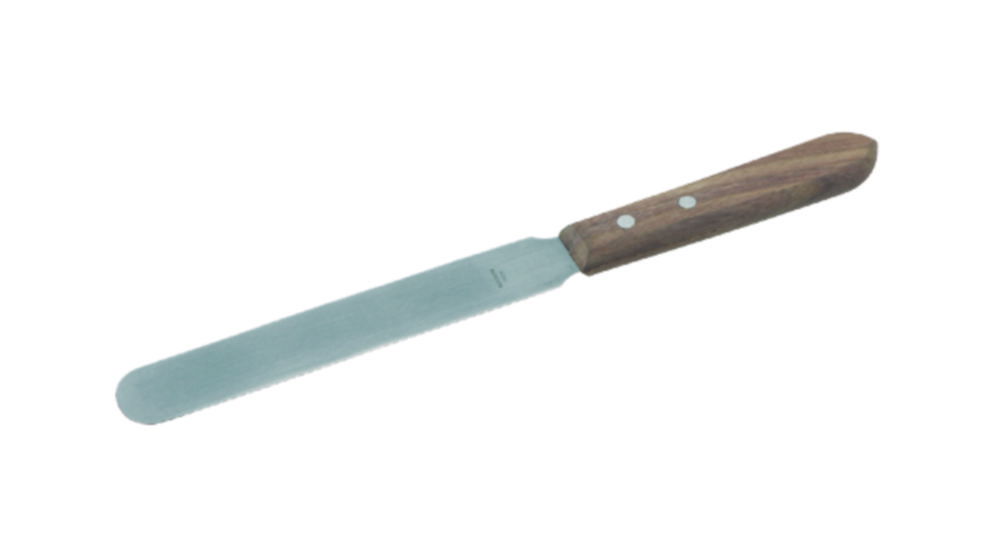 Spatulas with wooden handle, stainless steel Spatulas with wooden handle, stainless steel