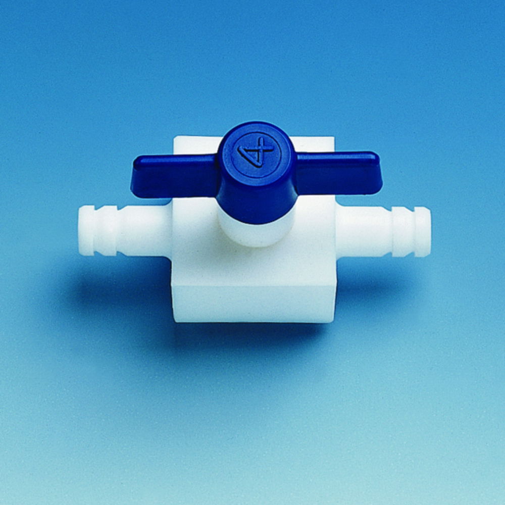 One-way stopcocks, PTFE One-way stopcocks, PTFE