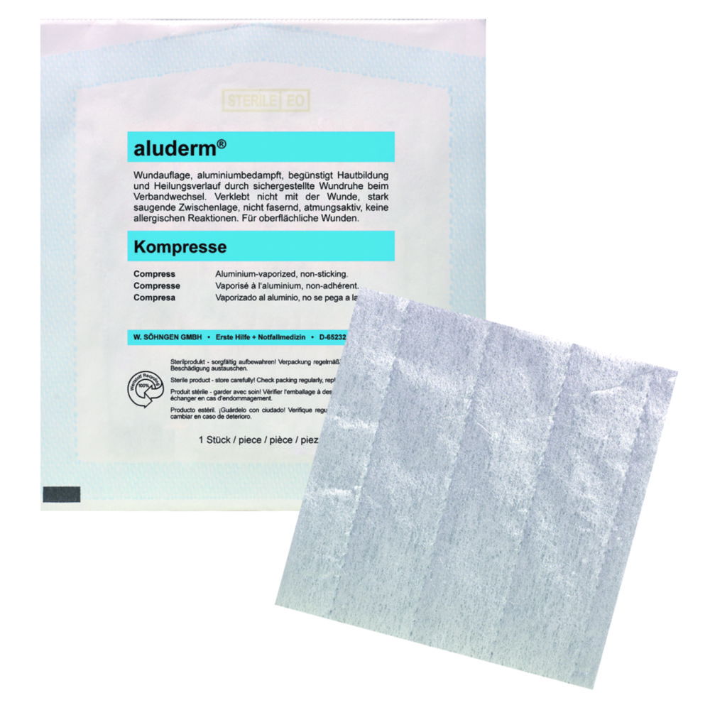Compresses aluderm®, sterile Compresses aluderm®, sterile