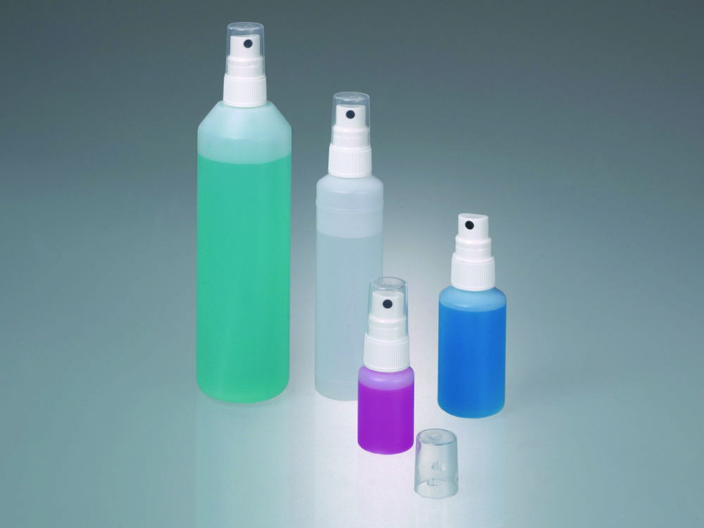 Spray bottles with pump vapouriser Spray bottles with pump vapouriser