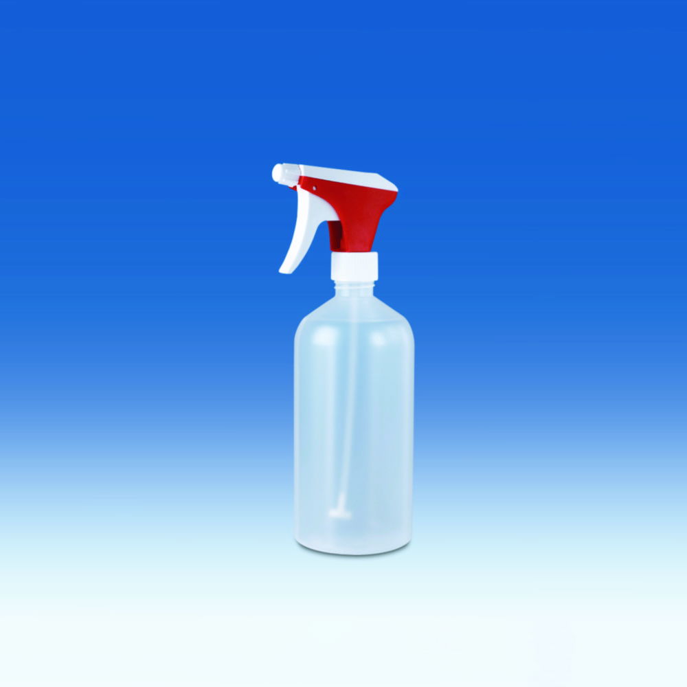 Spray bottles, PP, transparent Spray bottles, PP, transparent