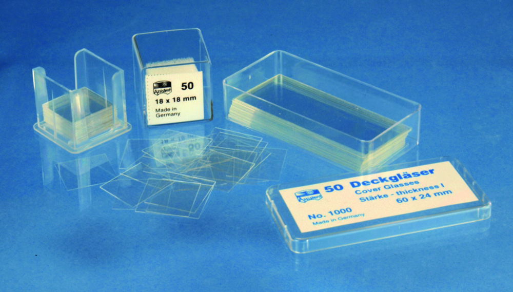 Cover Glasses, rectangular, Borosilicate glass D263® M Cover Glasses, rectangular, Borosilicate glass D263® M