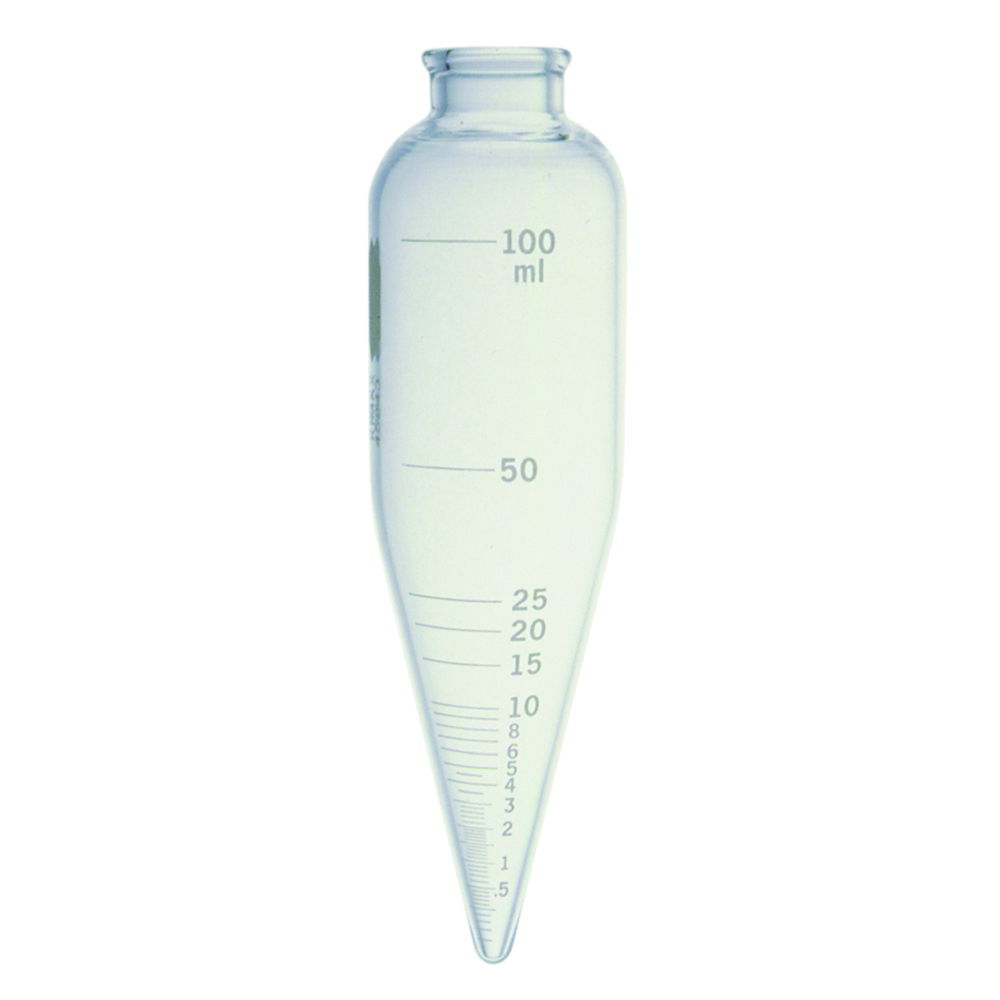 ASTM centrifuge tubes, 6", short cone, oil, boro 3.3 ASTM centrifuge tubes, 6", short cone, oil, boro 3.3