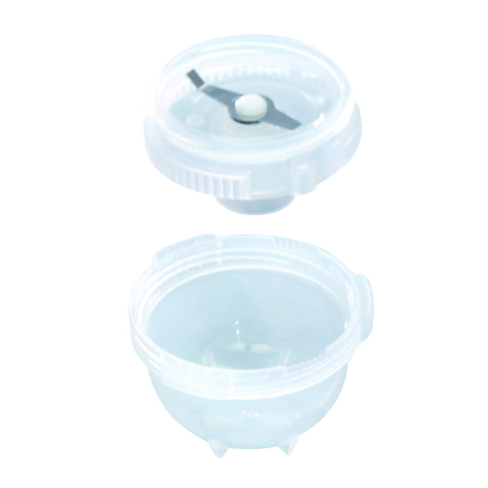 Disposable grinding chambers with stainless steel beater for batch mill Tube Mill control/Tube Mill 100 control Disposable grinding chambers with stainless steel beater for batch mill Tube Mill control/Tube Mill 100 control