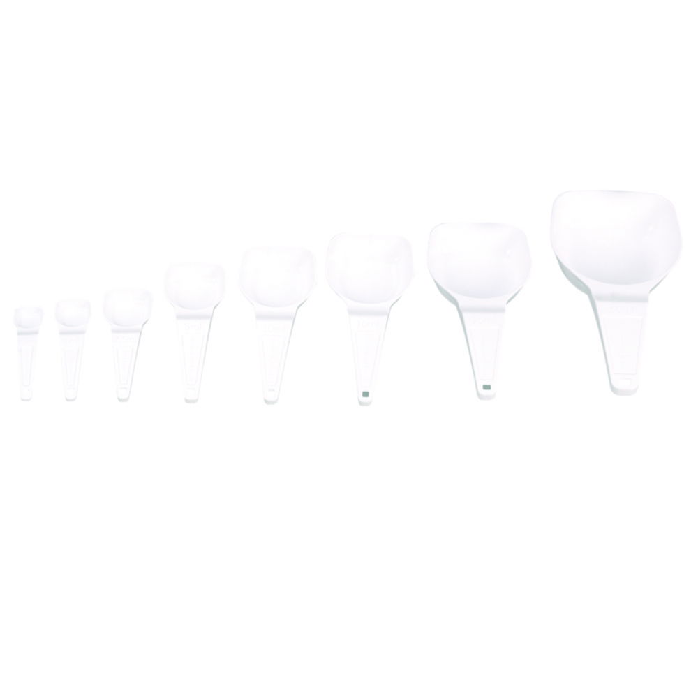 Disposable measuring spoons, PS, white Disposable measuring spoons, PS, white