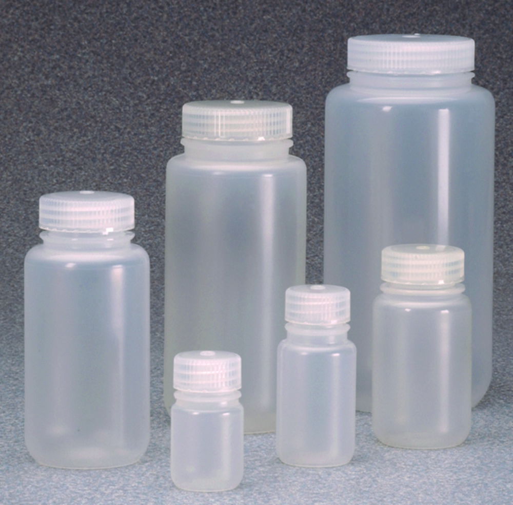Wide-mouth bottle Nalgene™ Economy, PPCO, with screw cap, PP Wide-mouth bottle Nalgene™ Economy, PPCO, with screw cap, PP