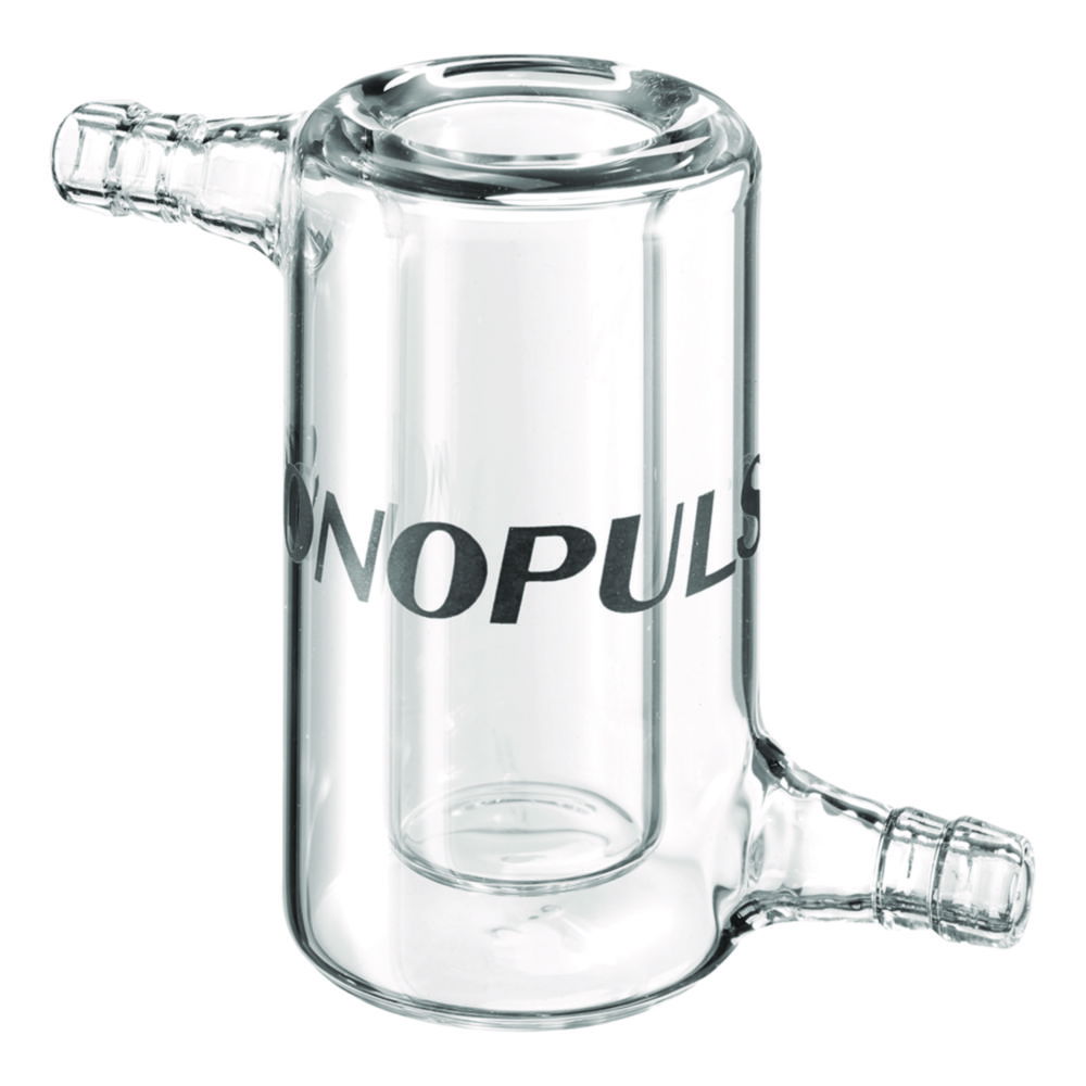 Glass sample vessels, Borosilicate glass 3.3 for Ultrasonic homogenisers SONOPULS, cooling vessel