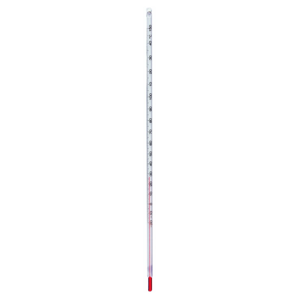 General-purpose thermometers, red filling, with safety coating General-purpose thermometers, red filling, with safety coating