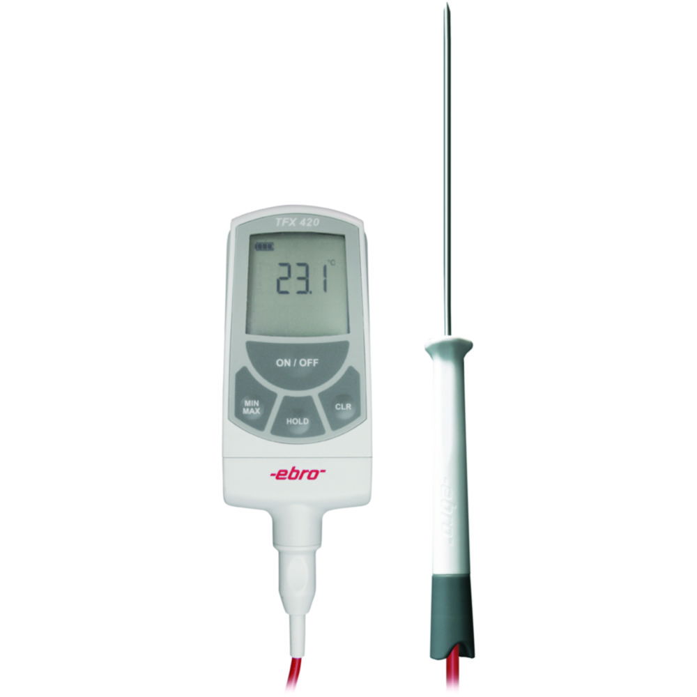 Laboratory thermometer set TFX 420, with temperature probe TPX 440 Laboratory thermometer set TFX 420, with temperature probe TPX 440