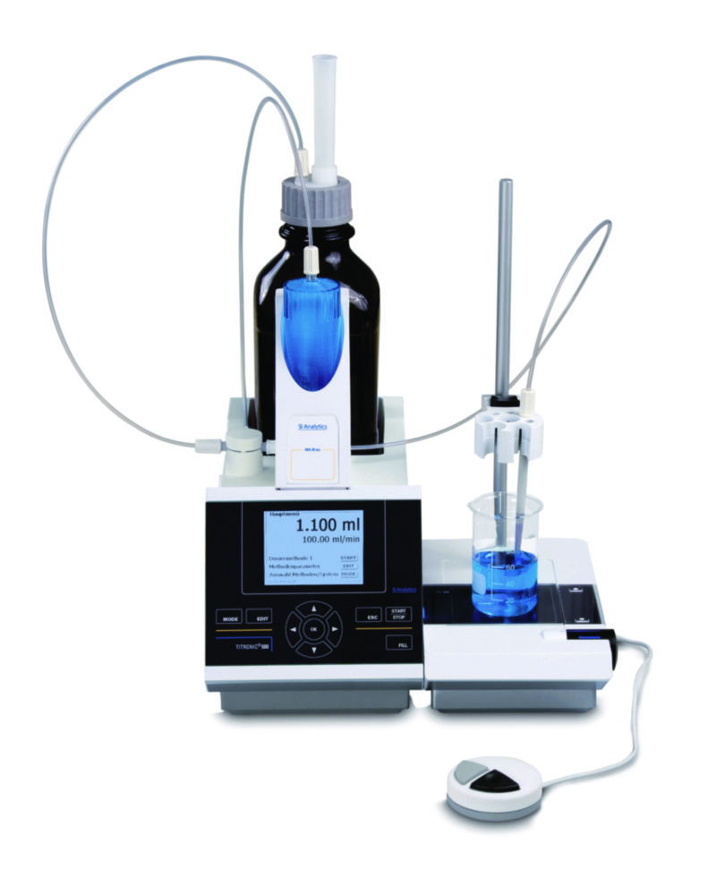 Motor-driven piston burette TITRONIC® 500