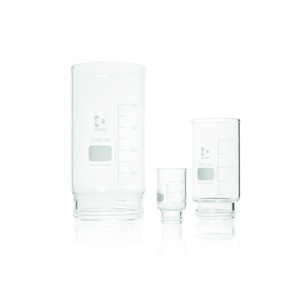 Filter holders, glass, top manifold only, DURAN® Filter holders, glass, top manifold only, DURAN®