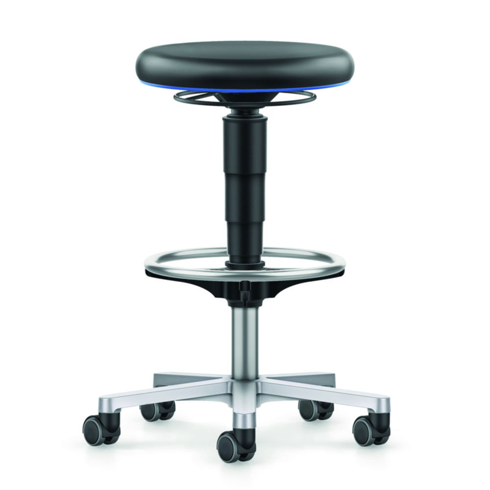 Medical/Lab stool, Stop&Go castors, foot ring Medical/Lab stool, Stop&Go castors, foot ring