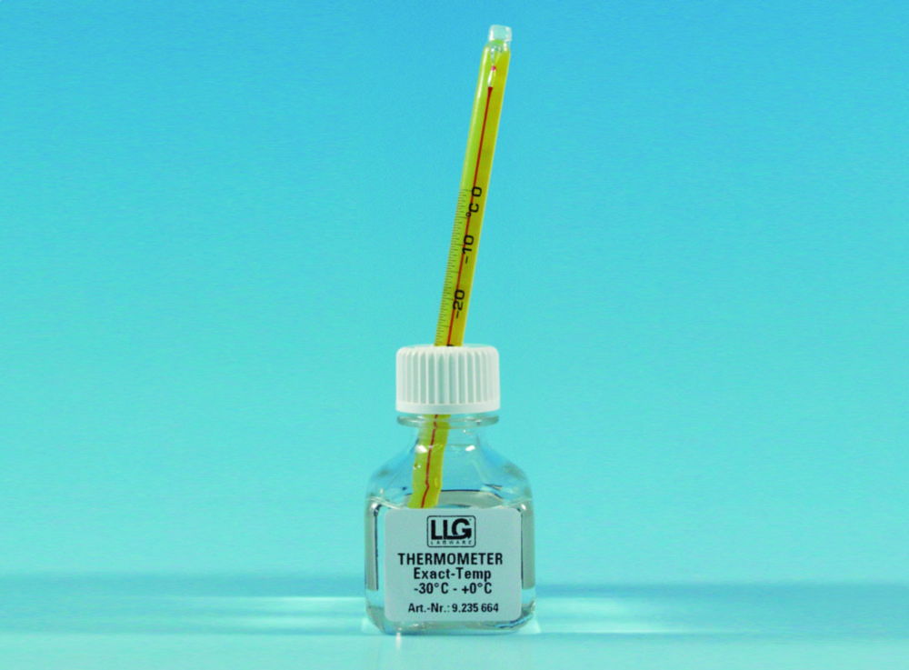 LLG-Exact-Temp Standard thermometers, red spirit-filled LLG-Exact-Temp Standard thermometers, red spirit-filled