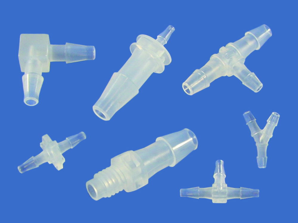 Mini tubing connectors, PP Mini tubing connectors, PP