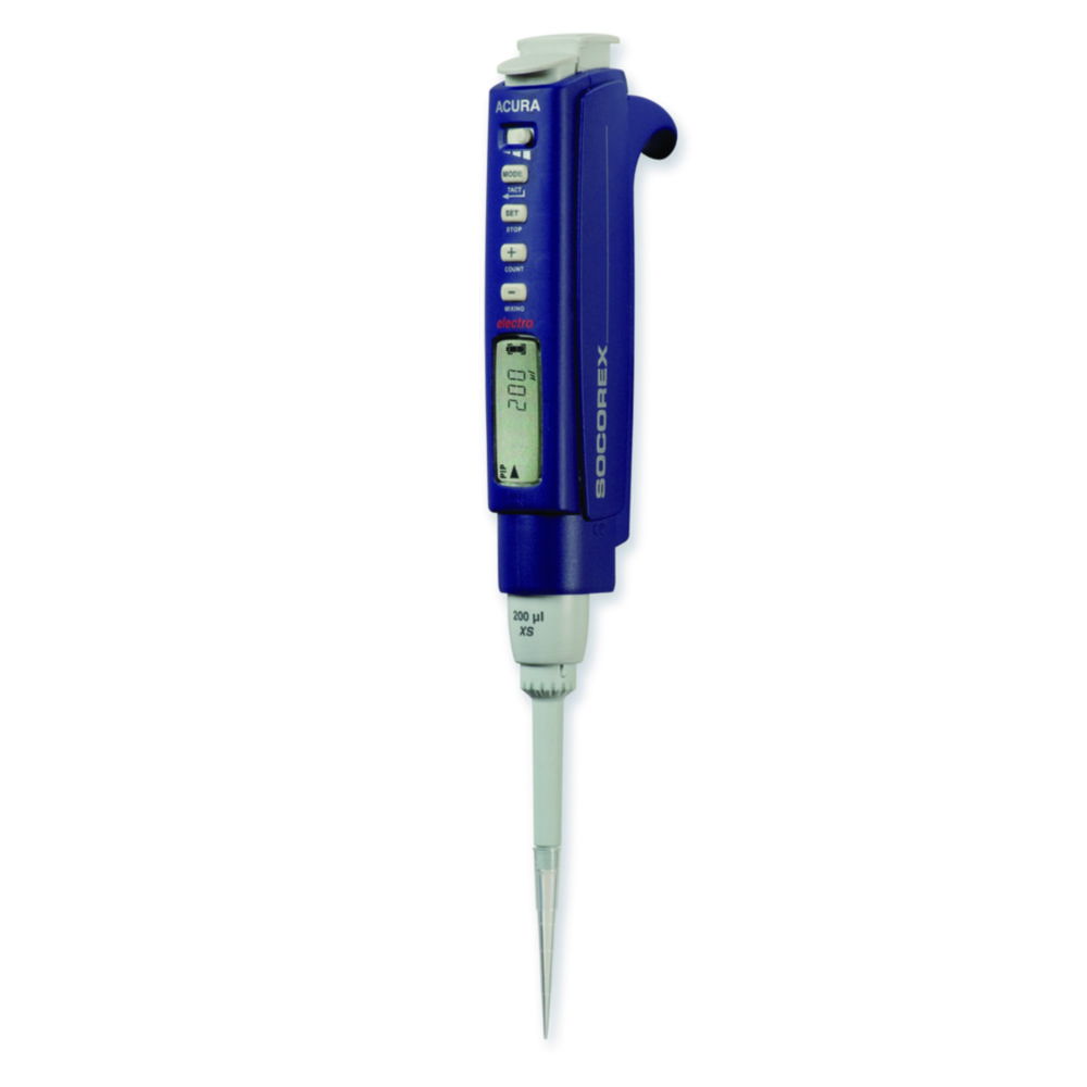Single channel microliter pipettes Acura® electro XS 926 / 936, variable Single channel microliter pipettes Acura® electro XS 926 / 936, variable