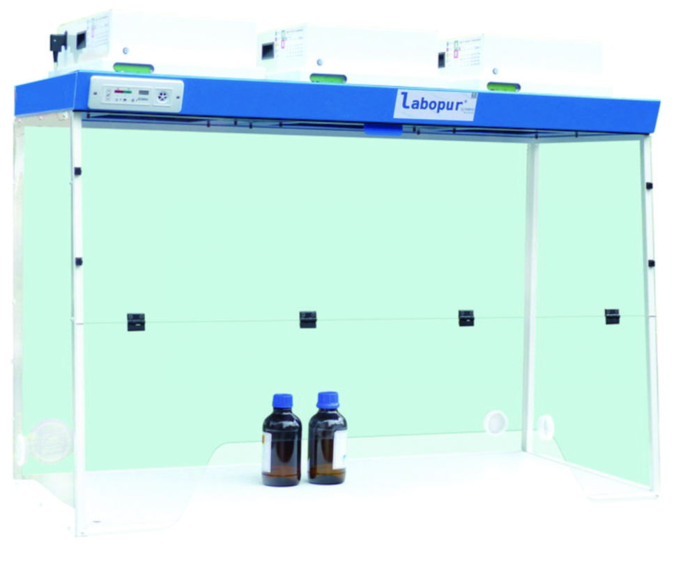 Fume Hoods LABOPUR® H Series, larger trapezoidal opening, 3 filter units Fume Hoods LABOPUR® H Series, larger trapezoidal opening, 3 filter units