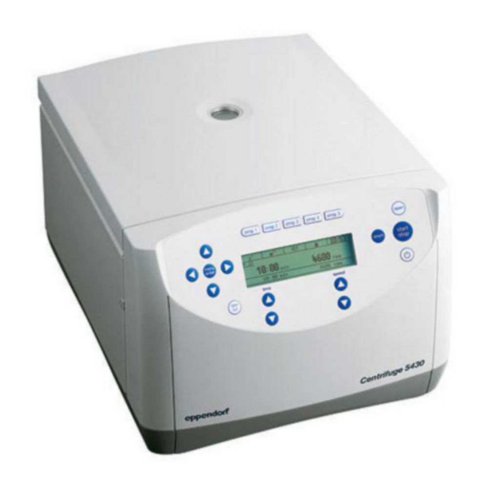 Microcentrifuge 5430 / 5430 R (IVD) with rotor FA-45-30-11, with foil keypad Microcentrifuge 5430 / 5430 R (IVD) with rotor FA-45-30-11, with foil keypad