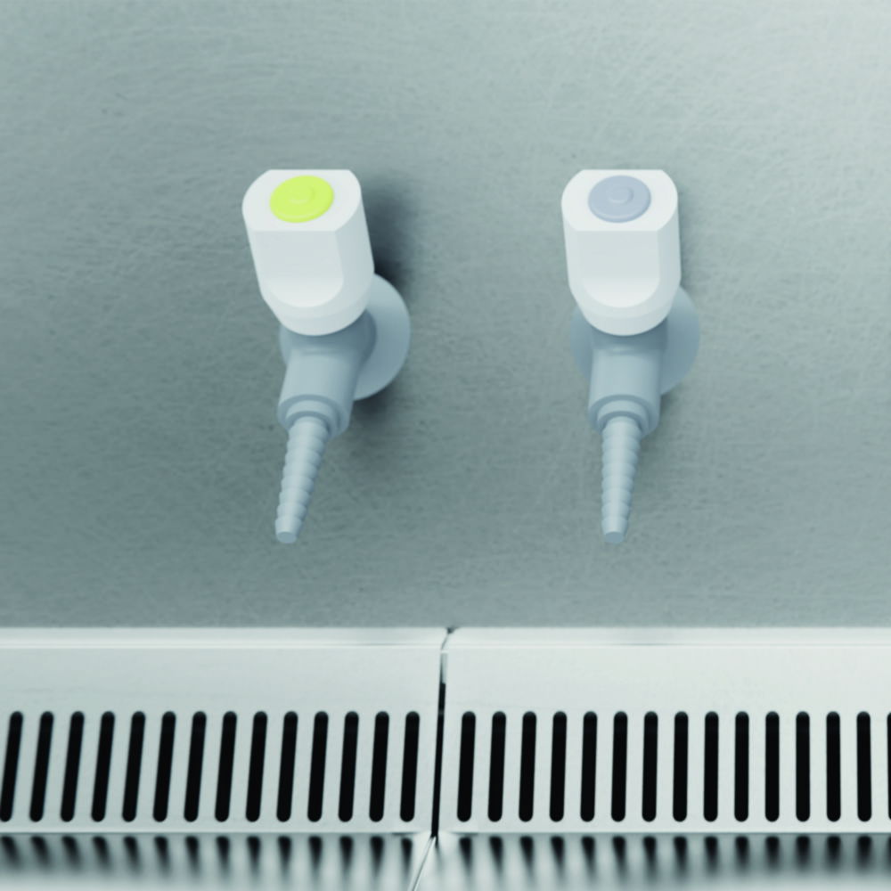 Media connections for chemical laboratory fume cupboards ChemFAST Elite and workbenches Media connections for chemical laboratory fume cupboards ChemFAST Elite and workbenches