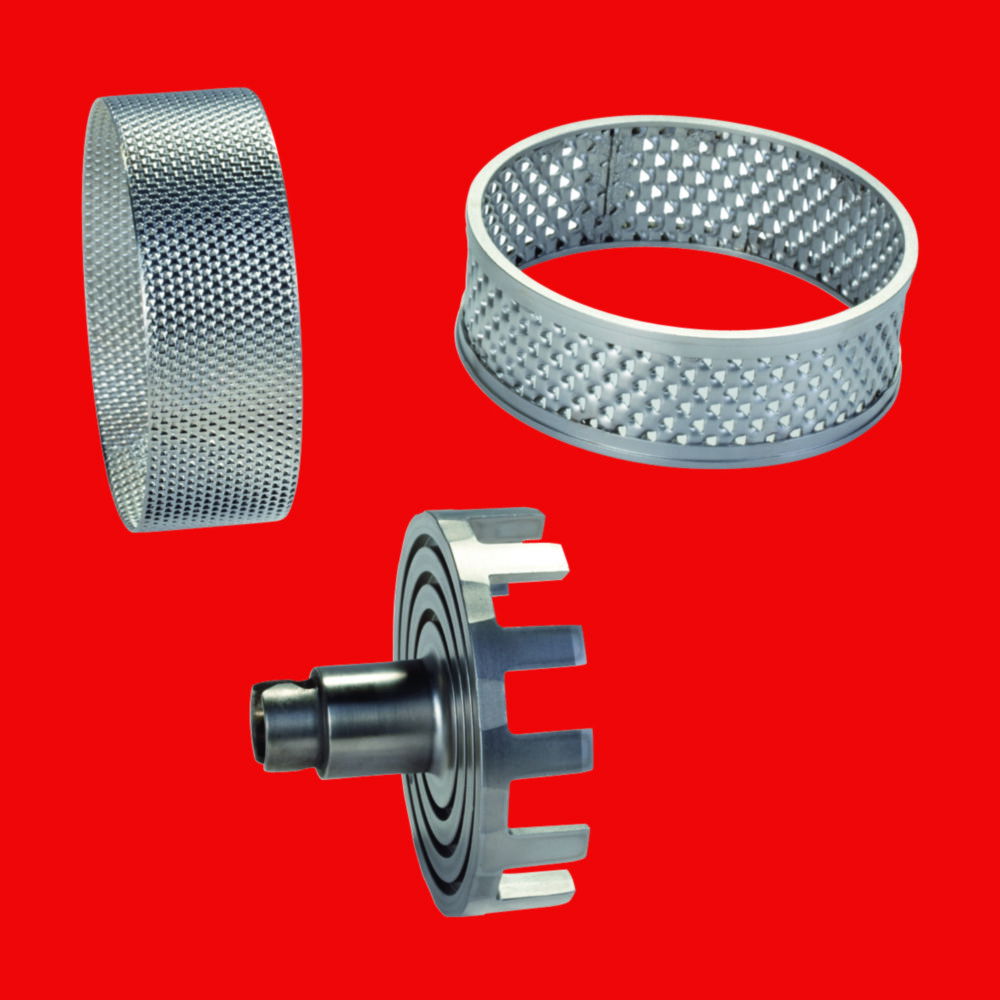 Accessories for variable speed rotor mill PULVERISETTE 14 classic line Accessories for variable speed rotor mill PULVERISETTE 14 classic line
