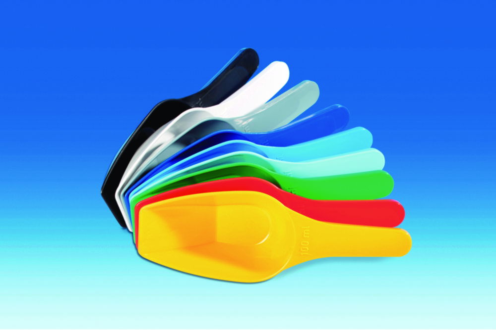 Measuring scoops, PP, coloured Measuring scoops, PP, coloured