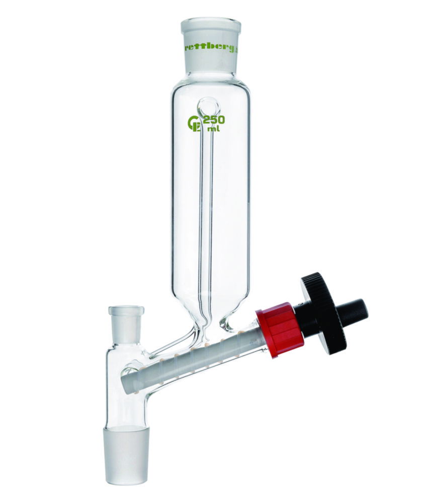 Dispensing funnel, borosilicate glass