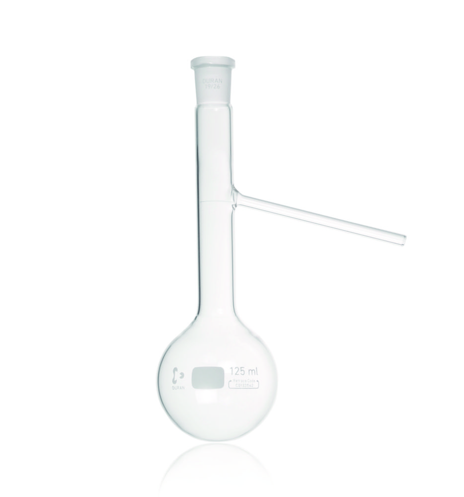 Engler distilling flasks, DURAN®, with NS ground joint Engler distilling flasks, DURAN®, with NS ground joint
