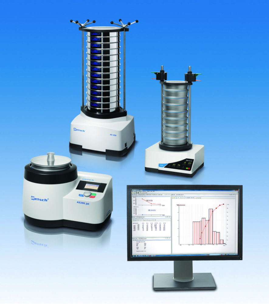 Software EasySieve® for Sieve Shakers AS control / AS 200 tap / AS jet