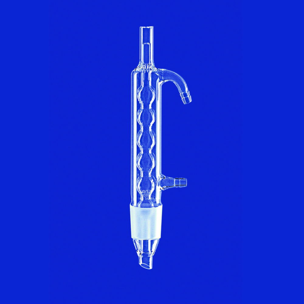 Condensers acc. to Allihn for extractors, DURAN® tubing, with glass olives