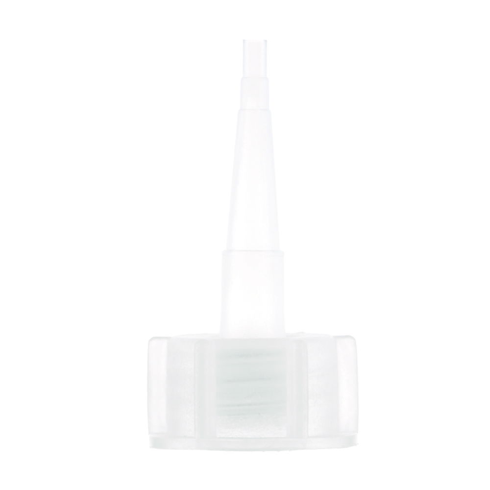 Dropping caps for narrow-mouth bottles, series 301/302/310, LDPE Dropping caps for narrow-mouth bottles, series 301/302/310, LDPE