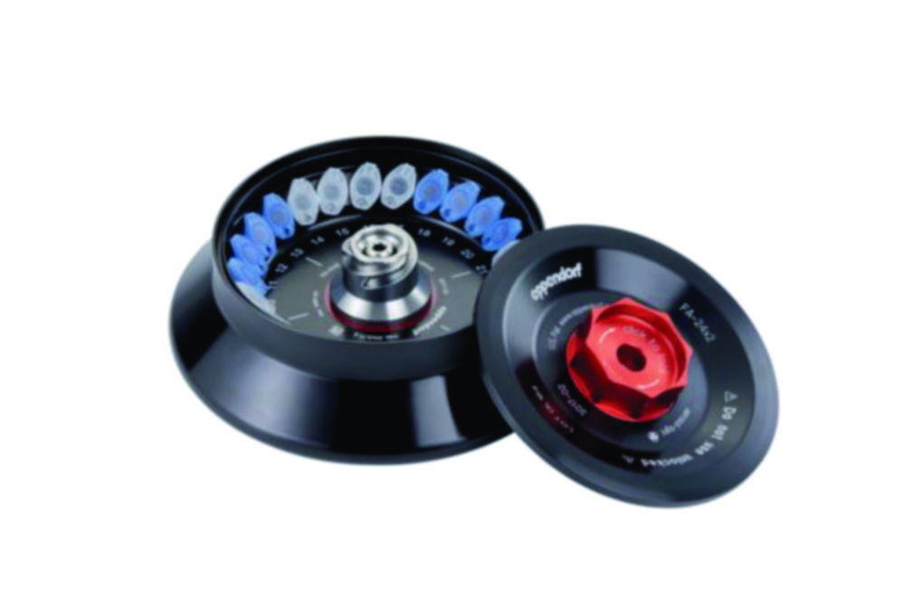 Fixed angle rotors for Microcentrifuge 5425/5425 R, incl. QuickLock® rotor lid Fixed angle rotors for Microcentrifuge 5425/5425 R, incl. QuickLock® rotor lid