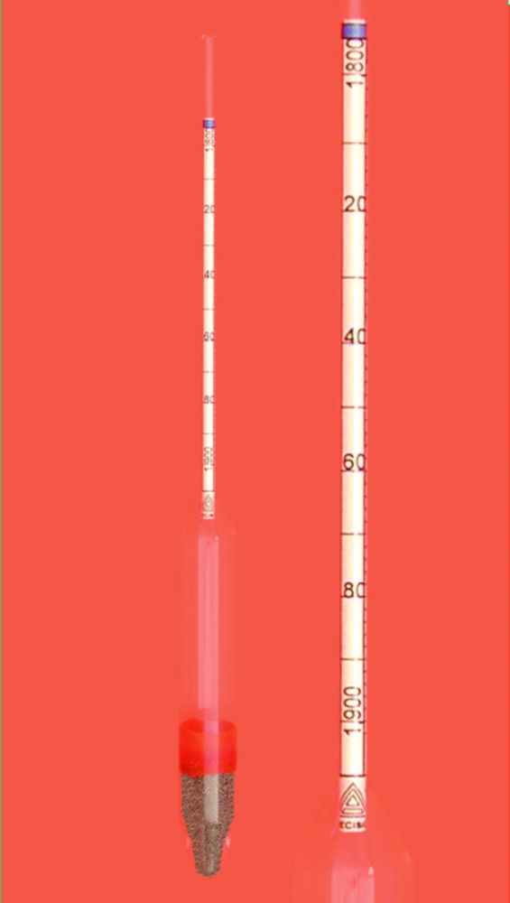 Density hydrometers without thermometer Density hydrometers without thermometer
