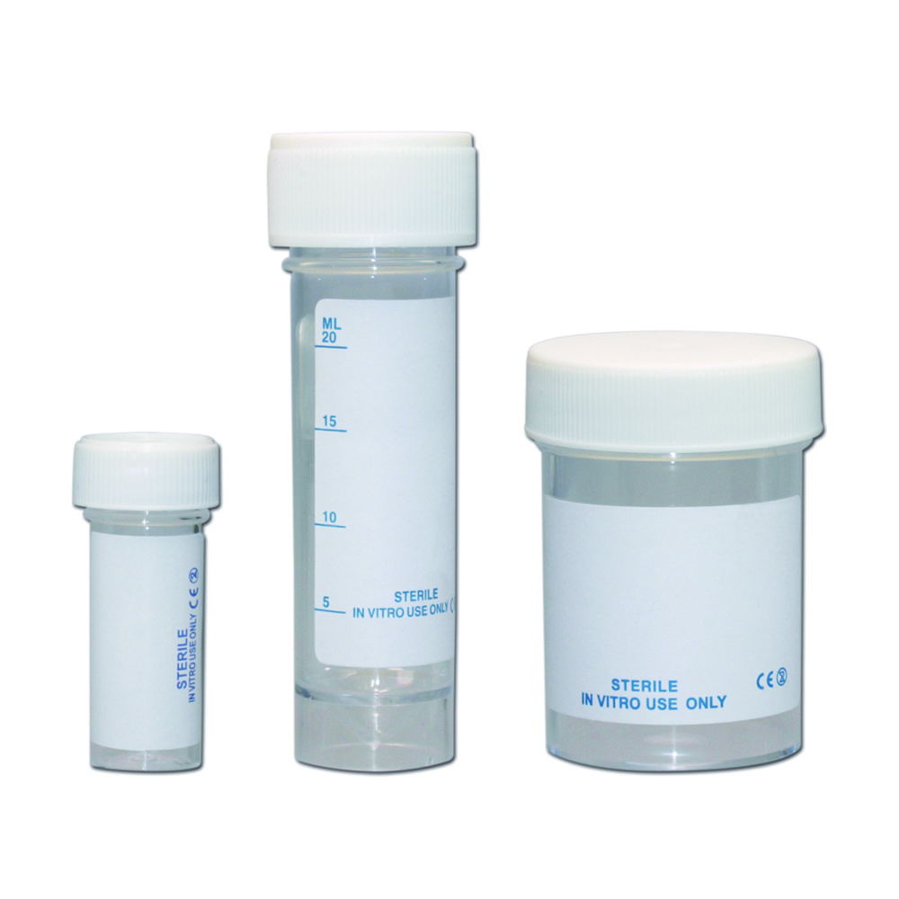 LLG-Sample containers, PS, with screw cap, sterile LLG-Sample containers, PS, with screw cap, sterile