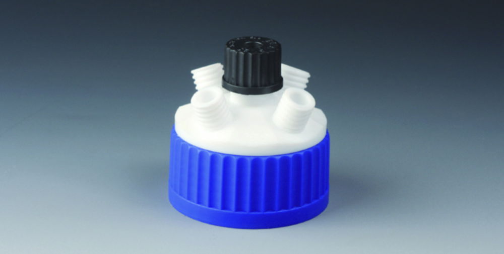 Distributors for Reaction Vessels (R) with GLS 80 thread, PP, PTFE Distributors for Reaction Vessels (R) with GLS 80 thread, PP, PTFE