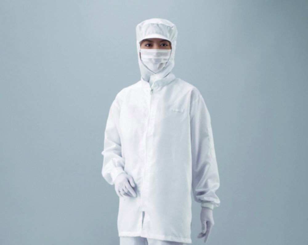Jackets ASPURE, for cleanroom, Polyester Jackets ASPURE, for cleanroom, Polyester