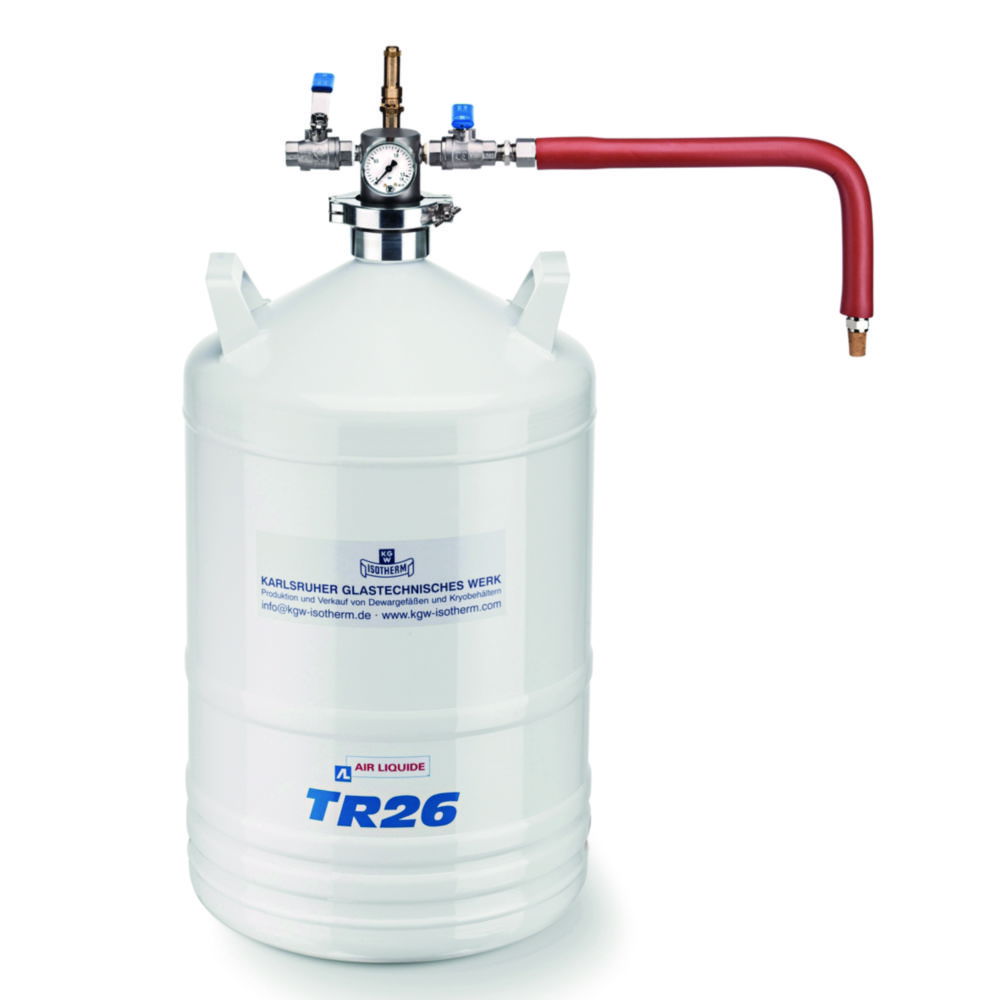 Liquid nitrogen container, aluminium Liquid nitrogen container, aluminium