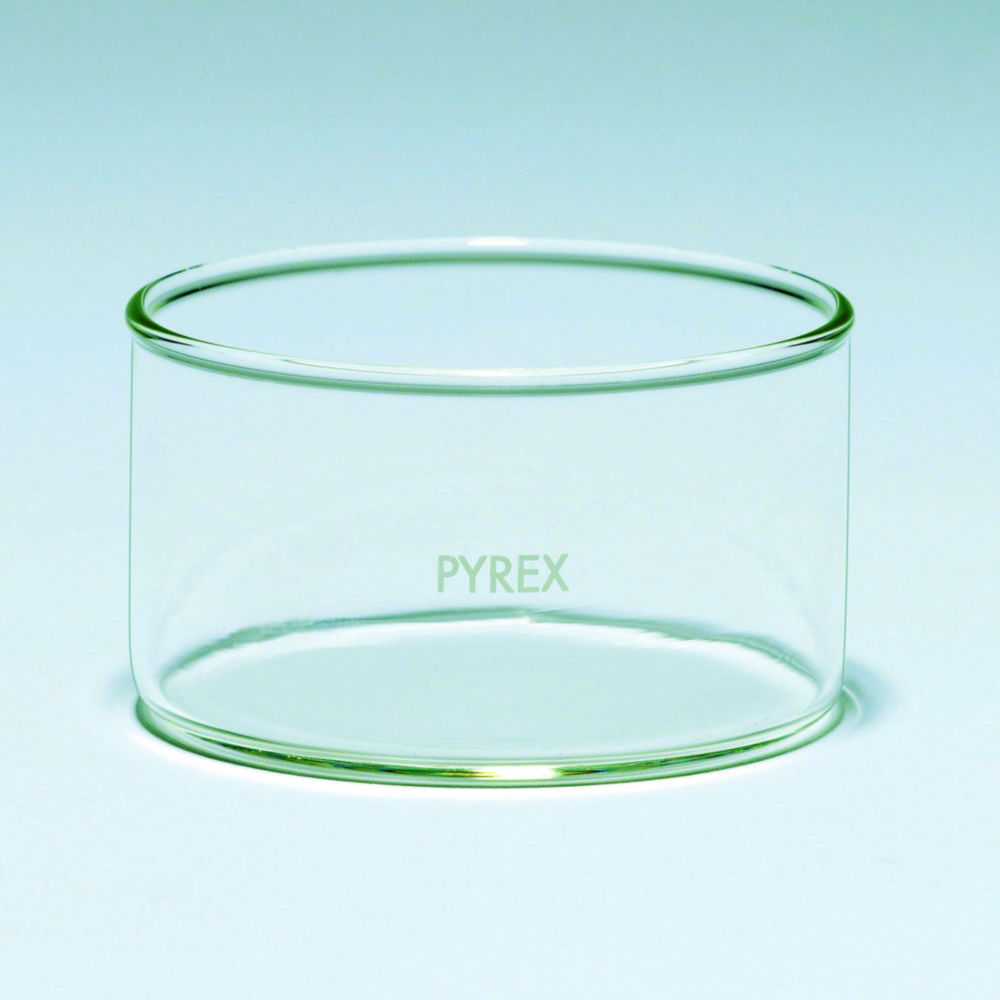 Crystallising dishes, flat bottom, Pyrex® Crystallising dishes, flat bottom, Pyrex®