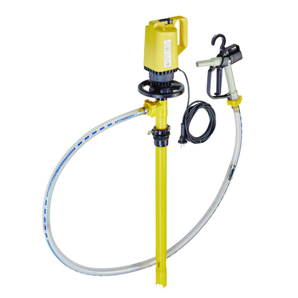 Drum pump set "acids", mains-powered Drum pump set "acids", mains-powered