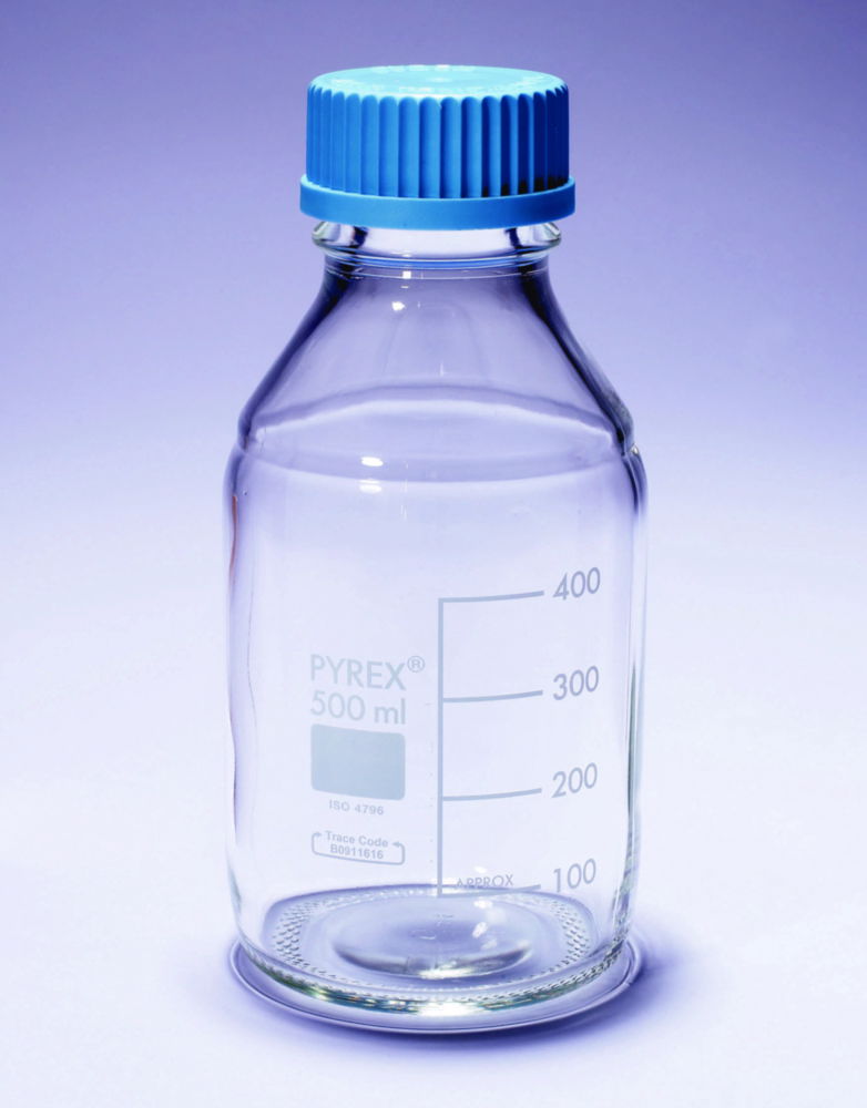 Laboratory bottles, Media-lab, PYREX®, with screw cap Laboratory bottles, Media-lab, PYREX®, with screw cap