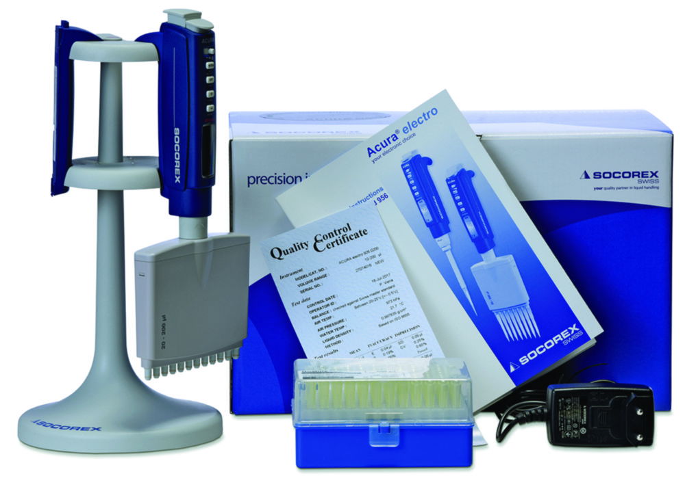 Multichannel microliter pipettes Acura® electro 956, variable Multichannel microliter pipettes Acura® electro 956, variable