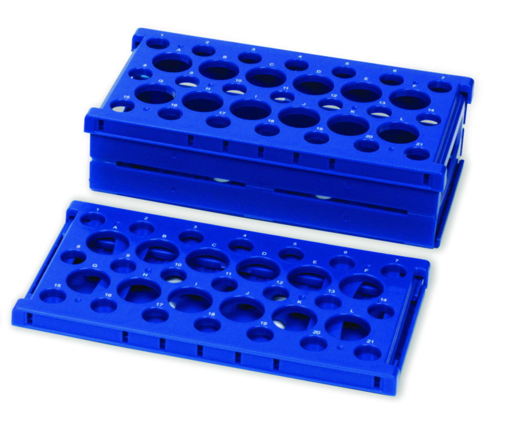Tube Rack pop-up™, foldable, PP, for 2 tube sizes Tube Rack pop-up™, foldable, PP, for 2 tube sizes