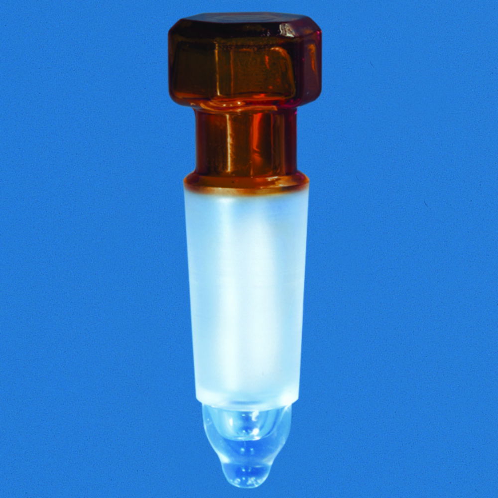 Conical ground joint stoppers, borosilicate glass 3.3 Conical ground joint stoppers, borosilicate glass 3.3