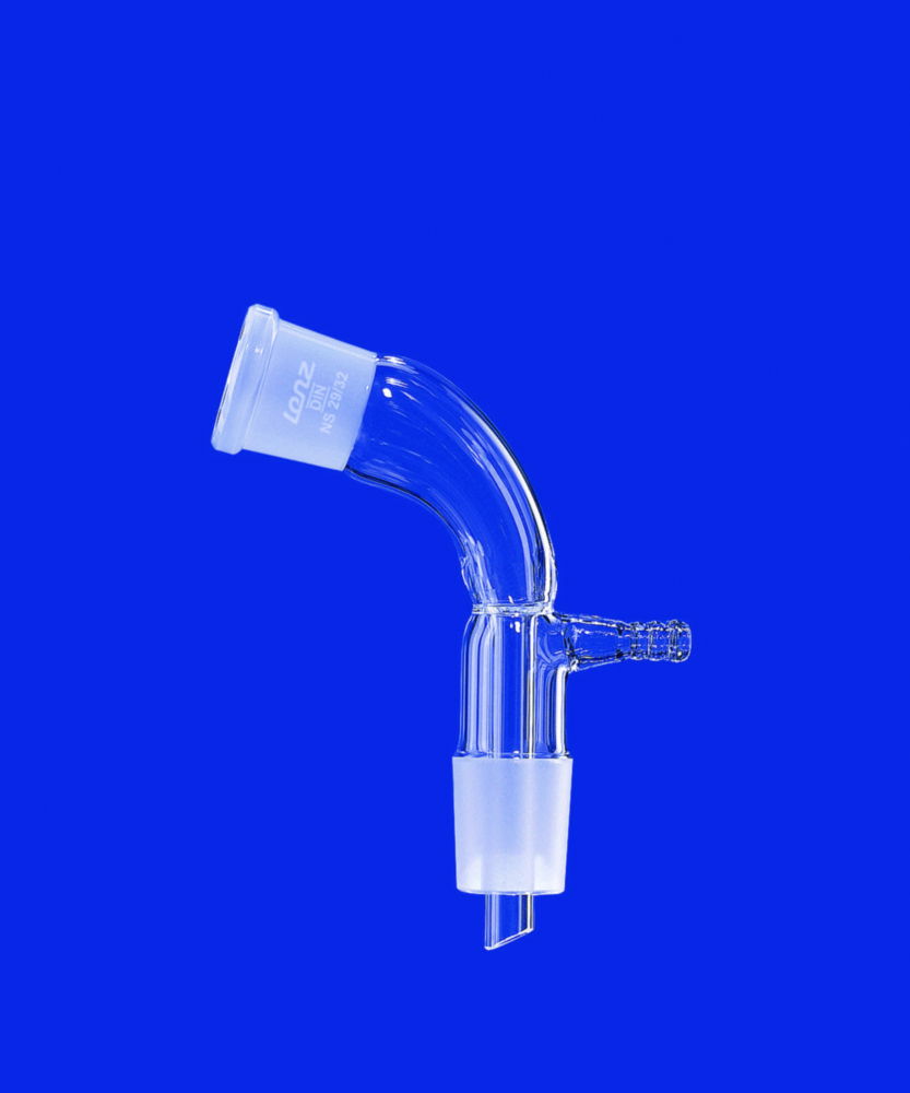 Receiver adapters, with olives, DURAN® tubing, bent 105° Receiver adapters, with olives, DURAN® tubing, bent 105°