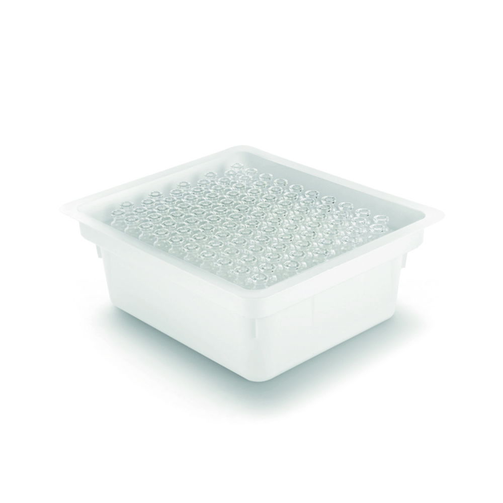 STEVANATO GROUP EZ-fill® vials, Type I clear borosilicate glass, Nest & Tub