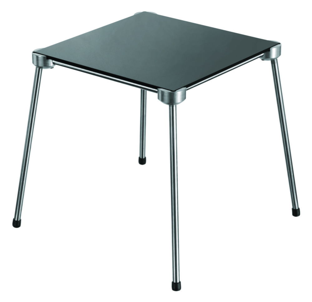 Square Quadrupod with glass ceramic plate Square Quadrupod with glass ceramic plate