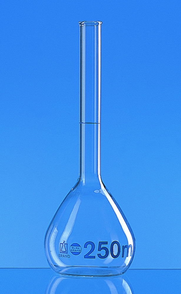 Volumetric flasks, boro 3.3, class A, with beaded rim