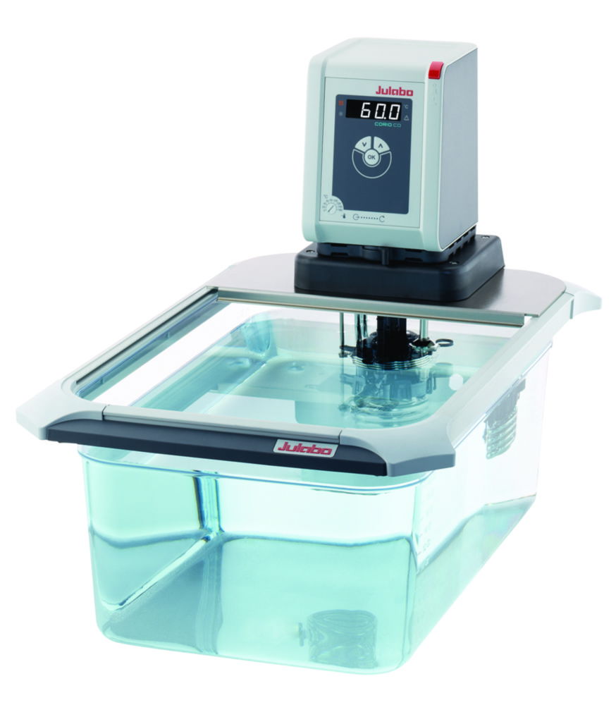 Heating bath circulator CORIO™ CD-BT, with transparent bath tank Heating bath circulator CORIO™ CD-BT, with transparent bath tank